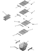 Freezer shelves