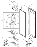 Refrigerator door