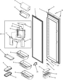 Refrigerator door