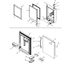 Maytag MBF2262HEW refrigerator door diagram