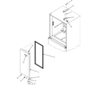 Jenn-Air JFC2089HTW right refrigerator door diagram