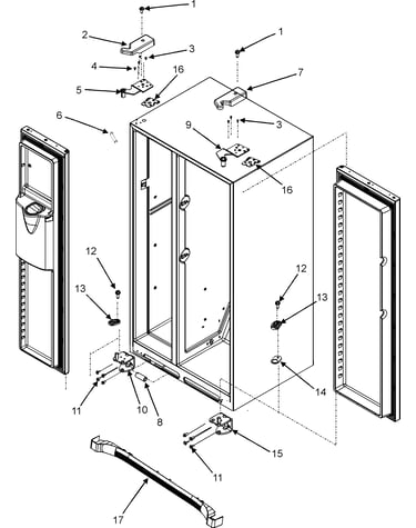 Hinges & toe grille (series 12)