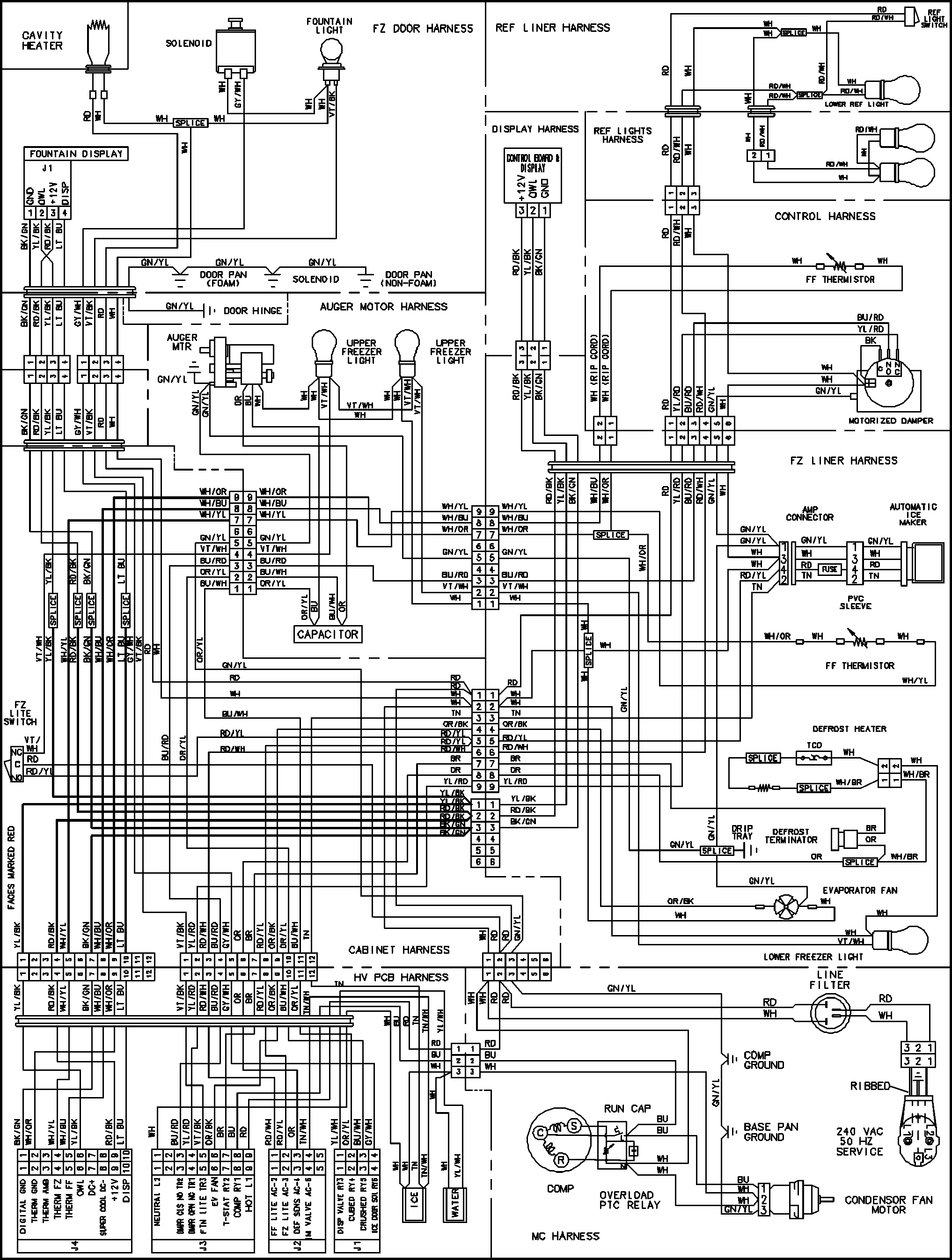 WIRING INFORMATION (GC2227HEKB/S/W)