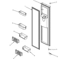 Maytag GC2227HEK5 freezer door (gc2227hek3/5/9) diagram