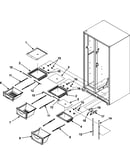 Crisper assembly (gc2227hek3/5/9)