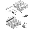 Maytag MDBTT60AWW track & rack assembly diagram