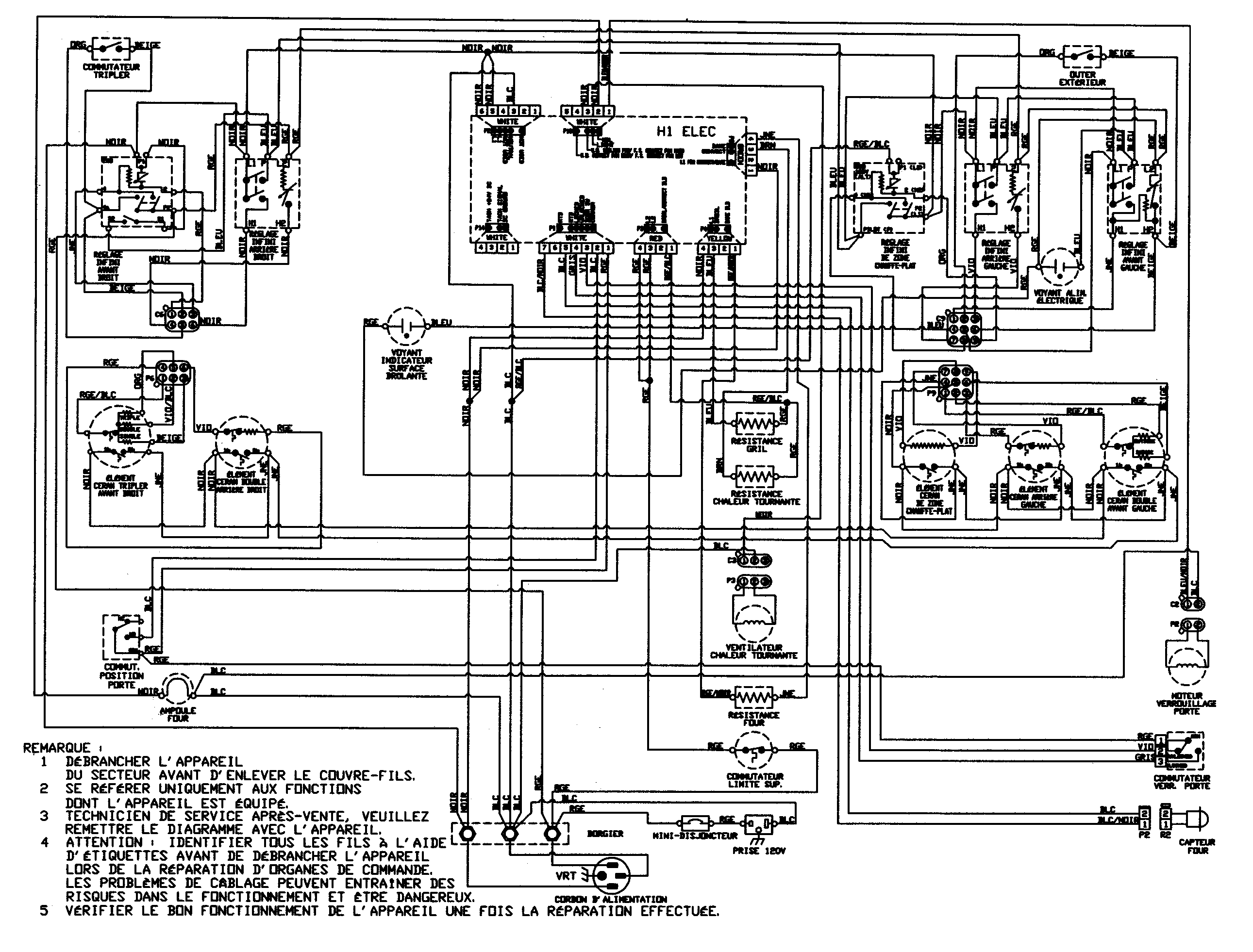 WIRING INFORMATION (FRC-SERIES 12)