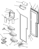 Refrigerator door