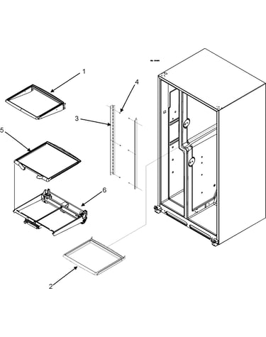 Refrigerator shelves