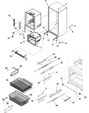Interior cabinet & freezer shelving