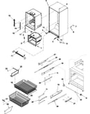 Interior cabinet & freezer shelving