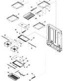 Refrigerator shelving