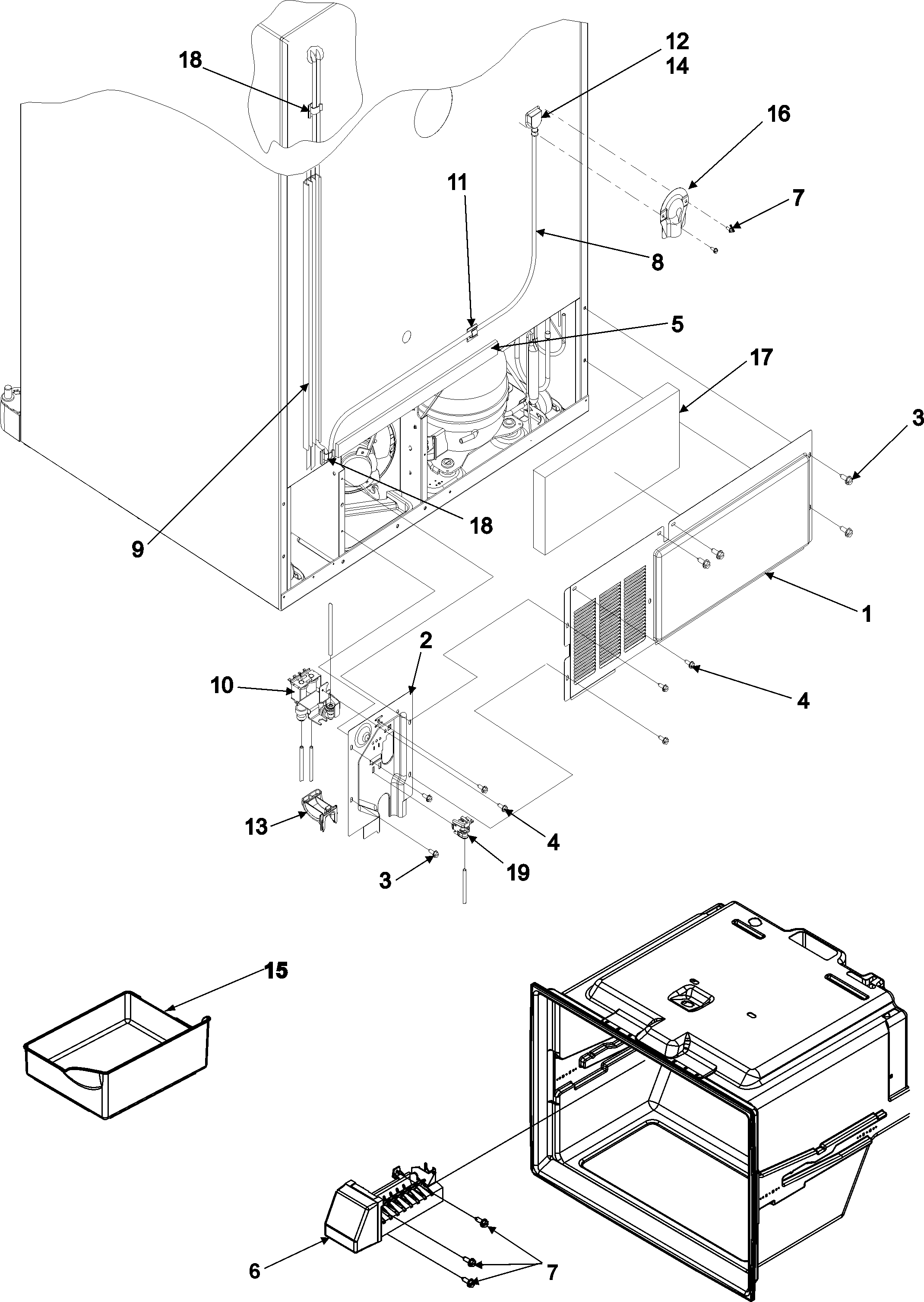 Cabinet back