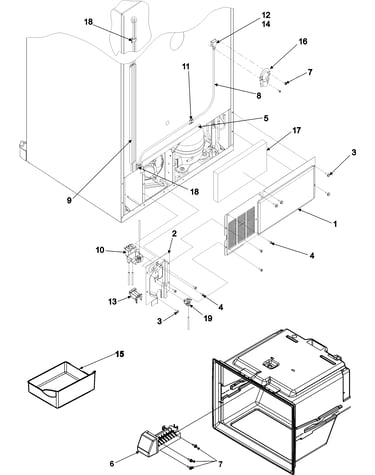 Cabinet back