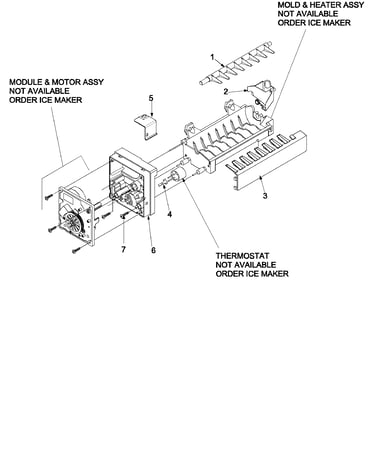 Ice maker 61005508