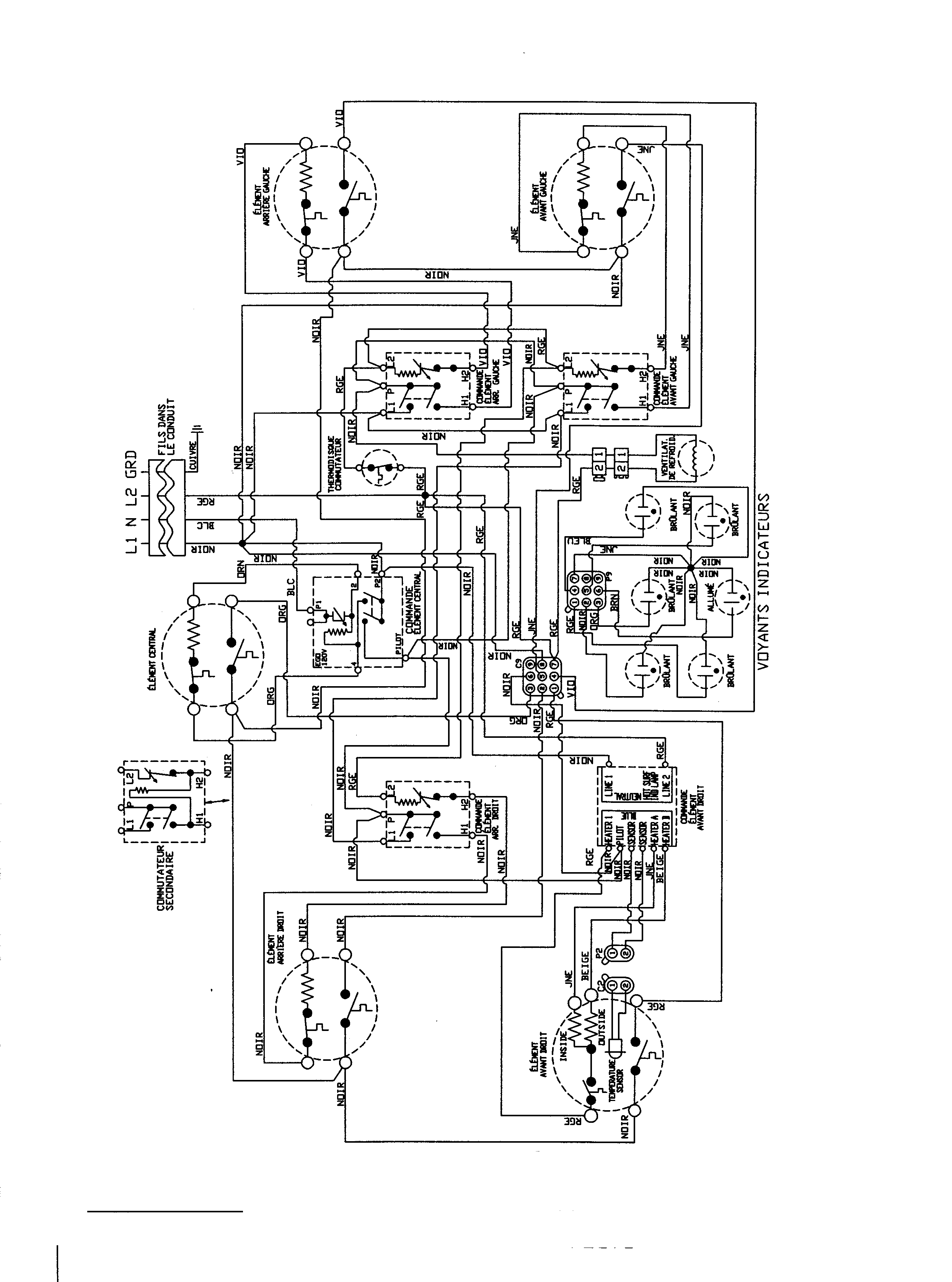 WIRING INFORMATION (FRENCH)