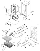 Interior cabinet & freezer shelving