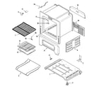 Maytag MGRH451BDS oven/base diagram