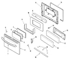 Maytag MGRH451BDS door/drawer (stl) diagram
