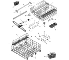 Jenn-Air JDB1100AWB rail & rack assembly diagram