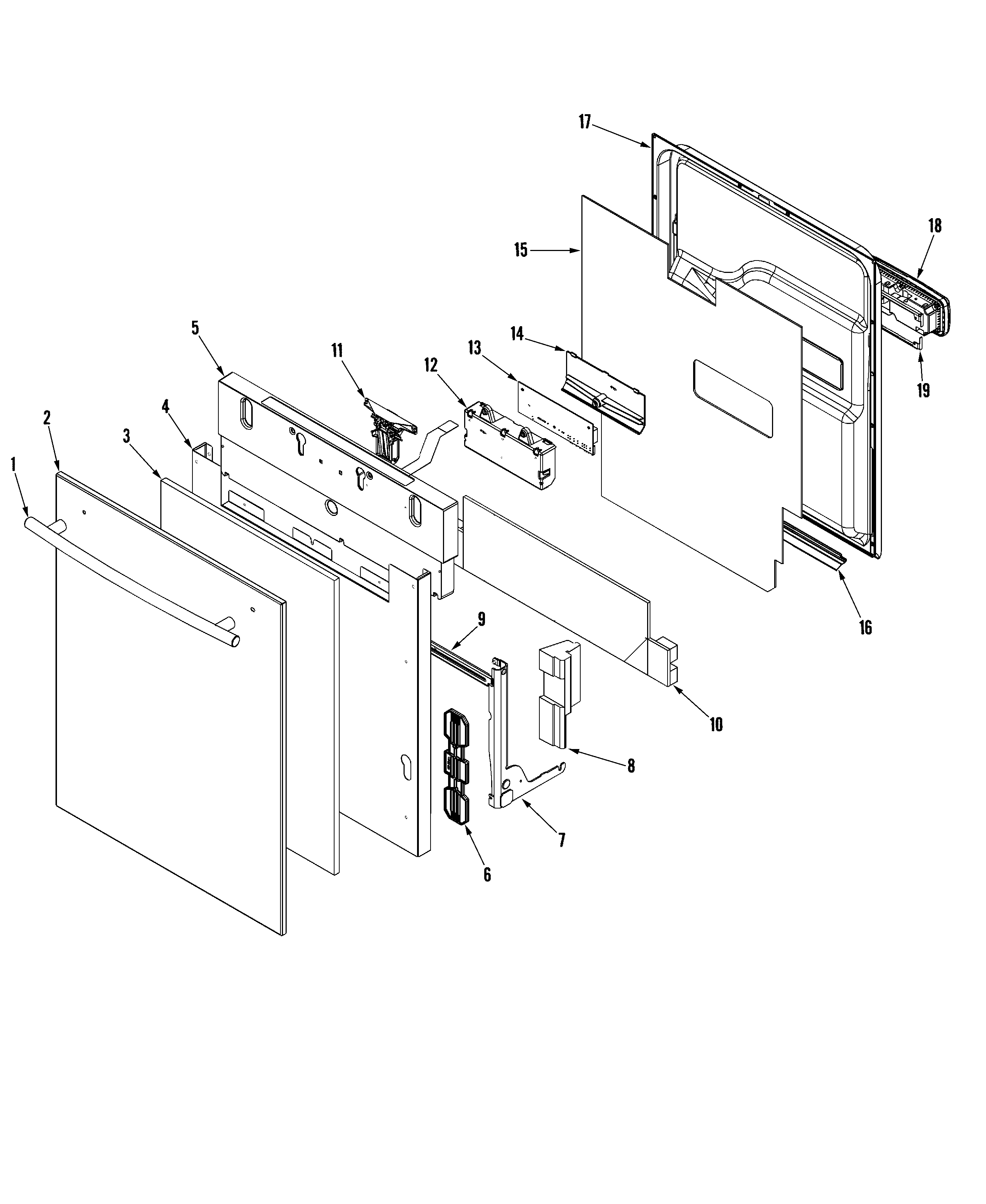 CONTROL PANEL & DOOR