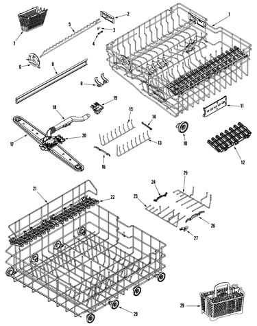 Rail & rack assembly