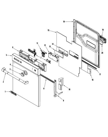 Control panel & door