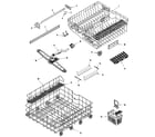 Jenn-Air JDB1080AWS rail & rack assembly diagram