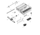 Maytag MDB9750AWQ rail & rack assembly (upr) diagram
