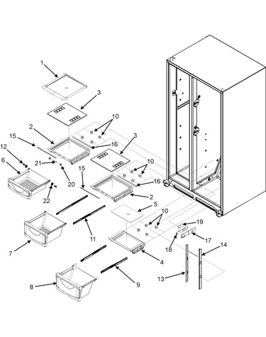 Crisper assembly (series 10)