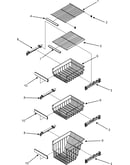 Freezer shelves