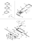Refrigerator shelves