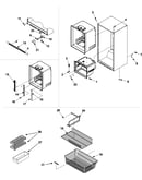 Interior cabinet & freezer shelving