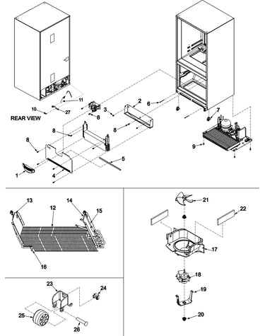 Evaporator area & rollers