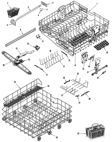 Rail & rack assembly
