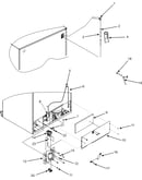 Cabinet back (gc2225gekb/s/w)
