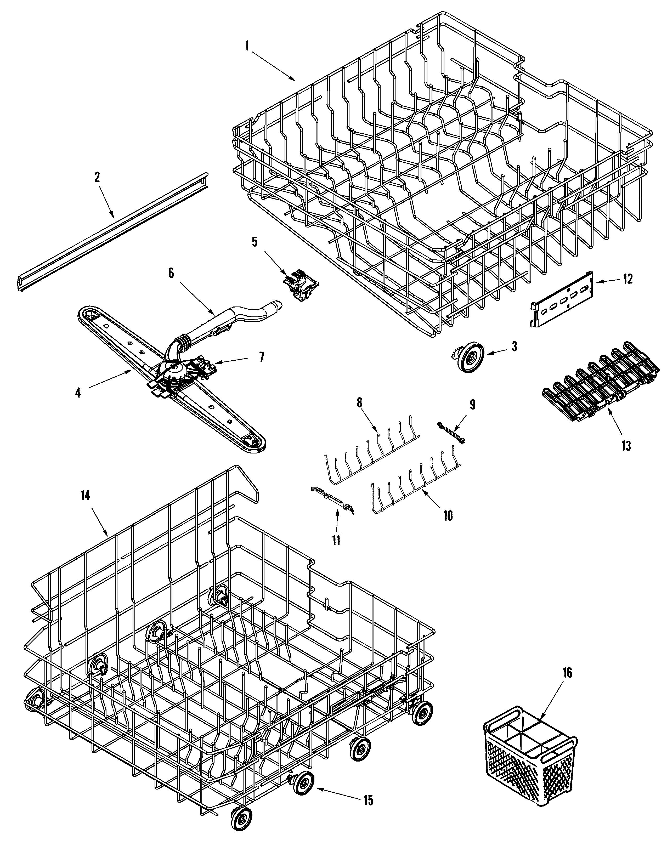 Rail & rack assembly
