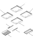Refrigerator shelves