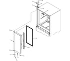 Maytag MFF2557HES left refrigerator door diagram