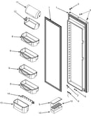 Refrigerator door