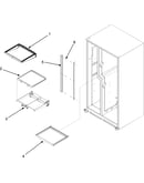 Refrigerator shelves