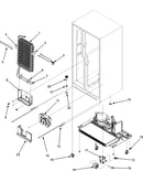 Evaporator assy./rollers/water tank