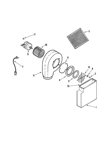 Blower assembly (plenum)
