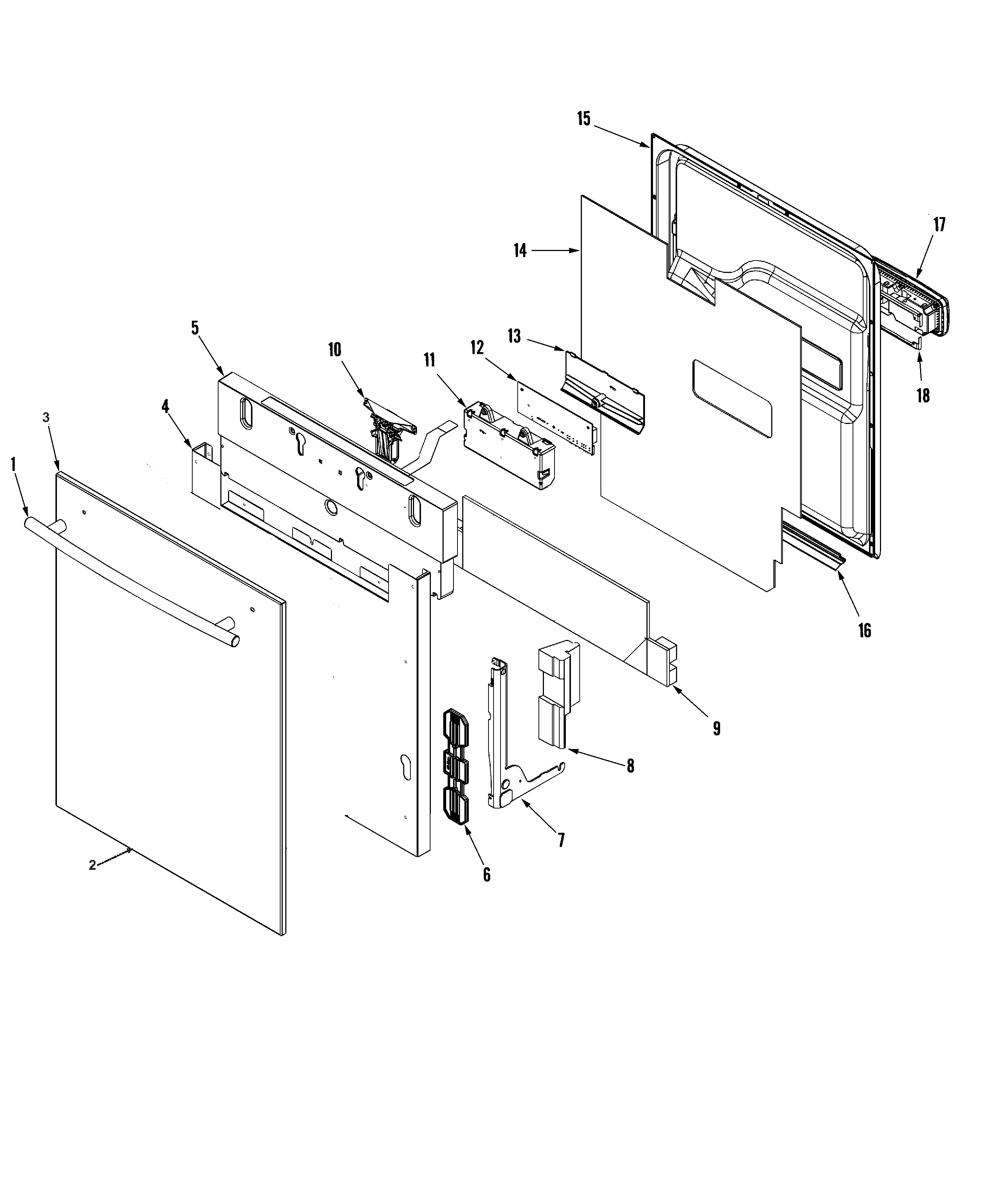 Control panel & door