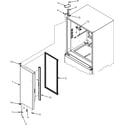 Maytag MFC2061HEW left refrigerator door diagram
