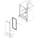 Maytag MFC2061HEW right refrigerator door diagram