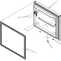 Maytag MFC2061HEW freezer door diagram