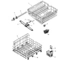Maytag MDBH945AWS track & rack assembly diagram
