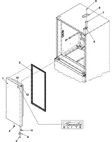 Right refrigerator door