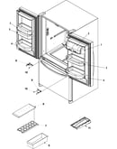 Ref dr storage & center hinges